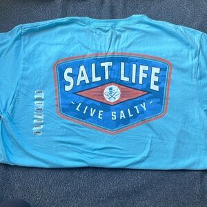 Salt Life Men's Blue T-Shirt - new with tags